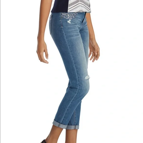 White House Black Market Jeans Whbm Distressed Denim